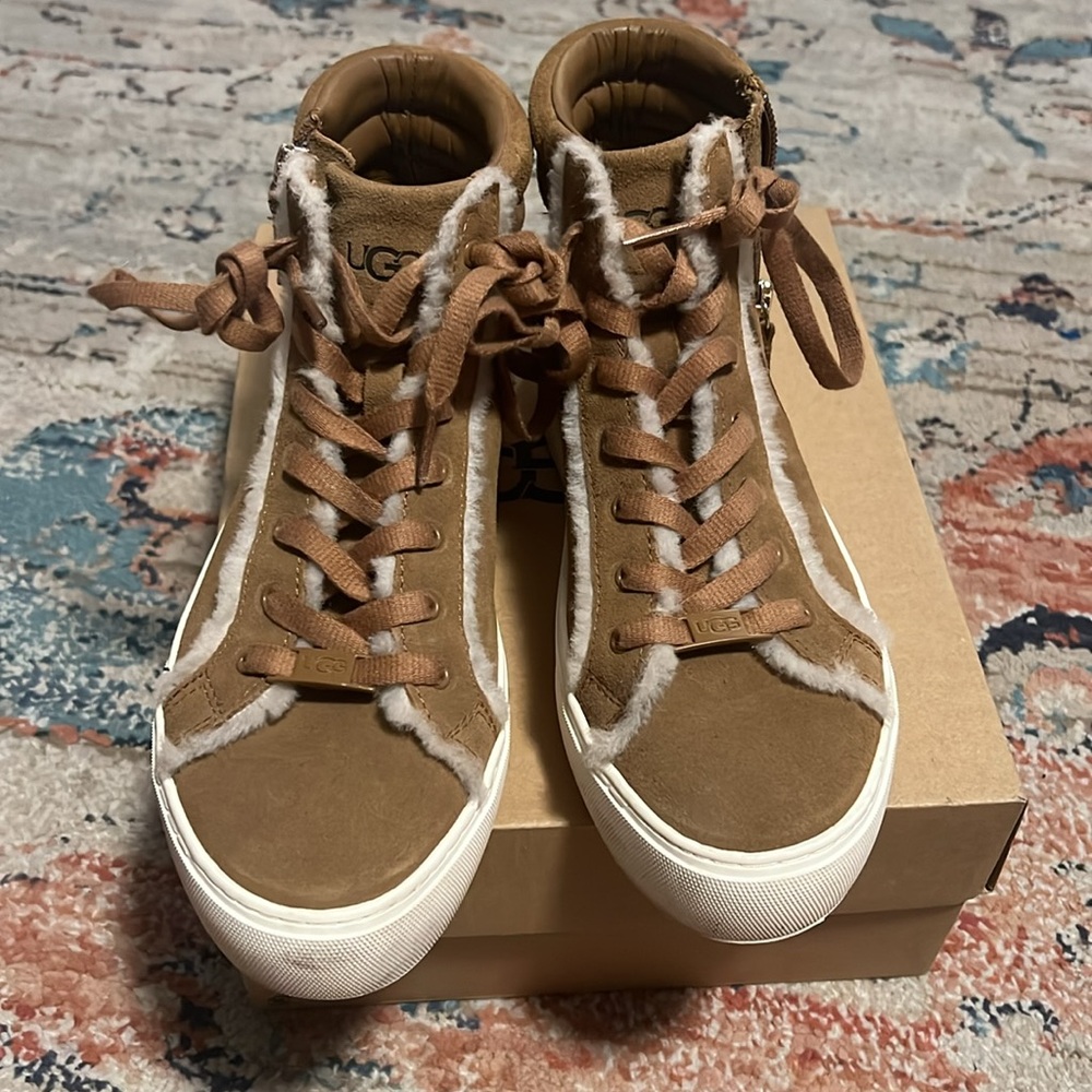 UGG Women's Brown High-Top Sneakers